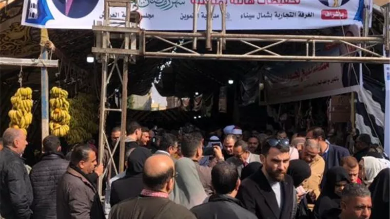 محافظ شمال سيناء يفتتح معرض أهلا رمضان بالعريش