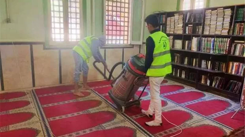 إنطلاق نظافة شاملة لمساجد بني سويف استعدادا لشهر رمضان