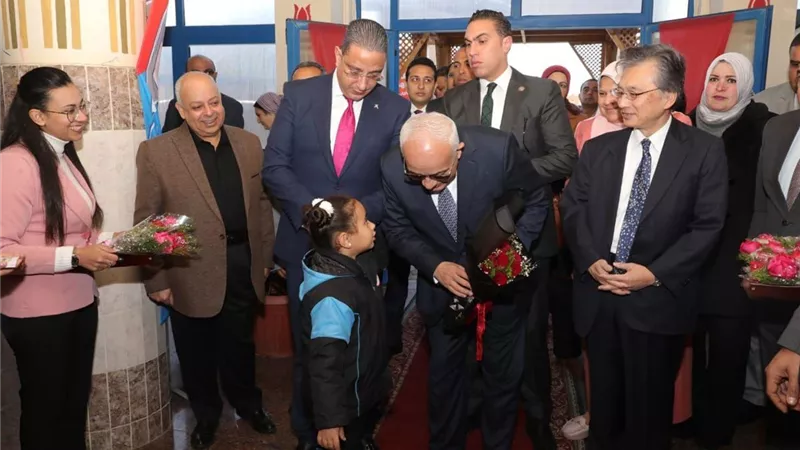 وزير التعليم والسفير اليابانى يشهدان الملتقى الثقافي بين الطلاب