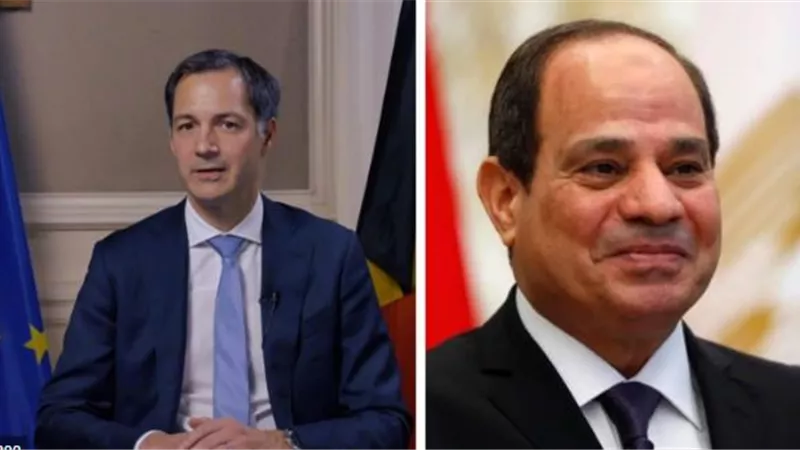 الرئيس السيسي ورئيس وزراء بلجيكا يتفقان على مواصلة توطيد التعاون المشترك في مختلف المجالات