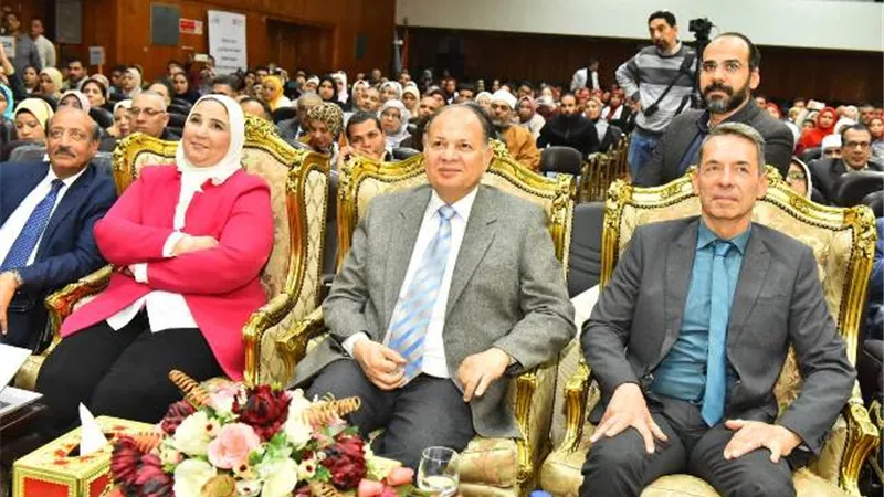 القباج ومحافظ أسيوط يشهدان حفل حصاد أبرز انجازات المجتمع المدني