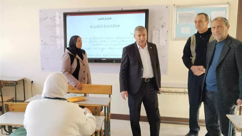 وكيل تعليم دميـاط يواصل جولاته المفاجئة بالمدارس