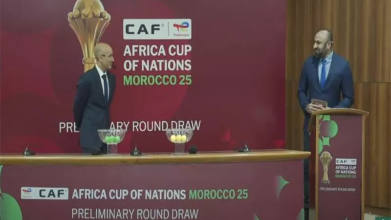 نتيجة قرعة الدور التمهيدي لكأس أمم إفريقيا 2025