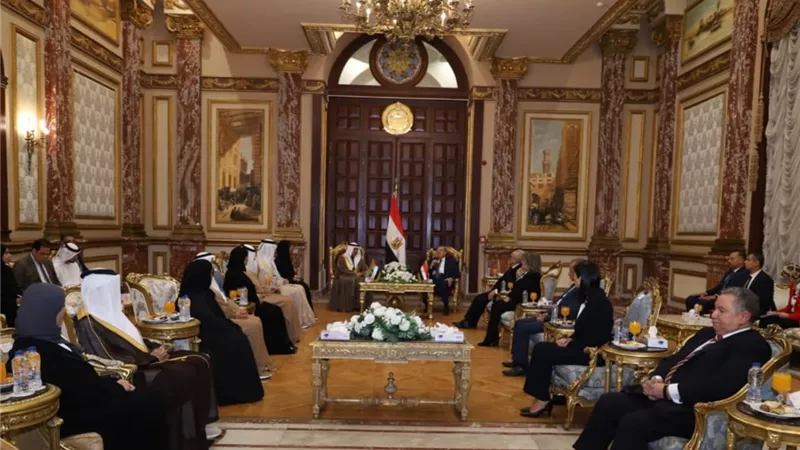 عبدالرازق يستقبل رئيس المجلس الوطني الاتحادي في دولة الإمارات
