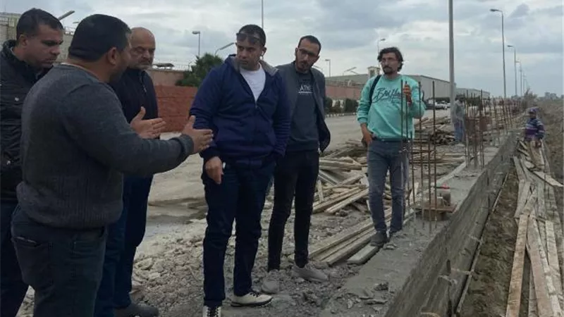 قيادات دمياط الجديدة تتفقد أهم الأعمال الحديثة بالمنطقة الحرة صور