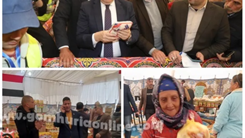محافظ المنوفية يفتتح معارض أهلا رمضان..وسرور يوضح الأسعار بقويسنا