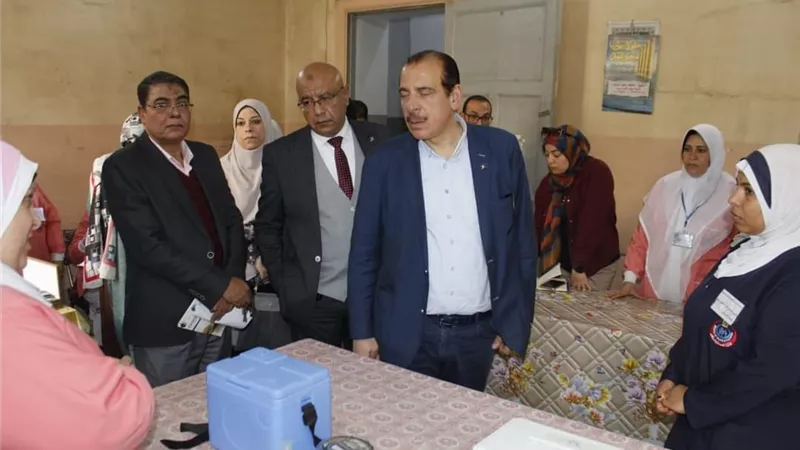 مساعد الوزير فى جولة بمكاتب الصحة ببنى سويف