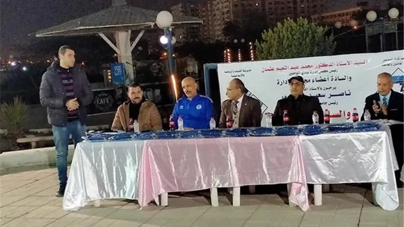 تكريم فريق كاراتيه جامعة القناة لفوزه ببطولات المنطقة والجمهورية