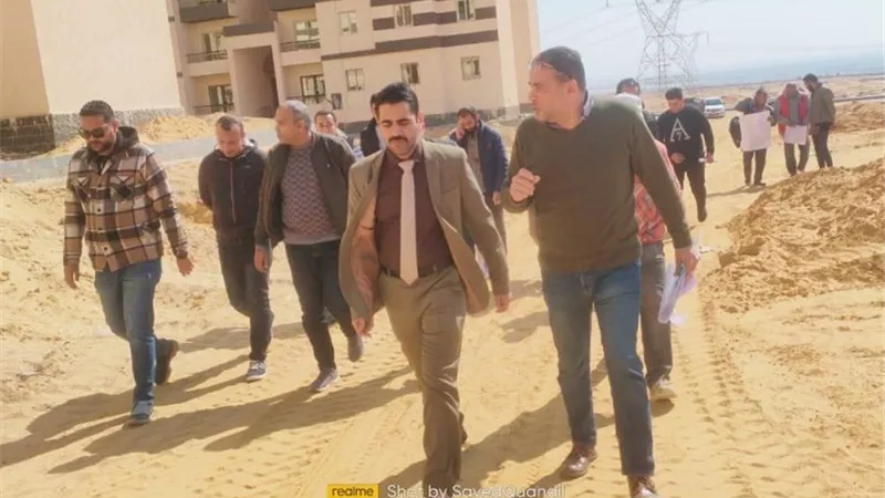 رئيس جهاز العبور الجديدة يستكمل جولاته للمشروعات القومية بالمدينة