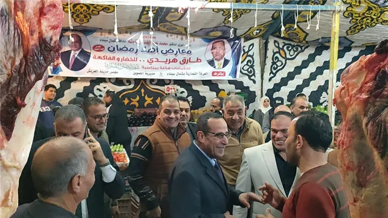 محافظ شمال سيناء يتفقد معرض أهلا رمضان بالعريش