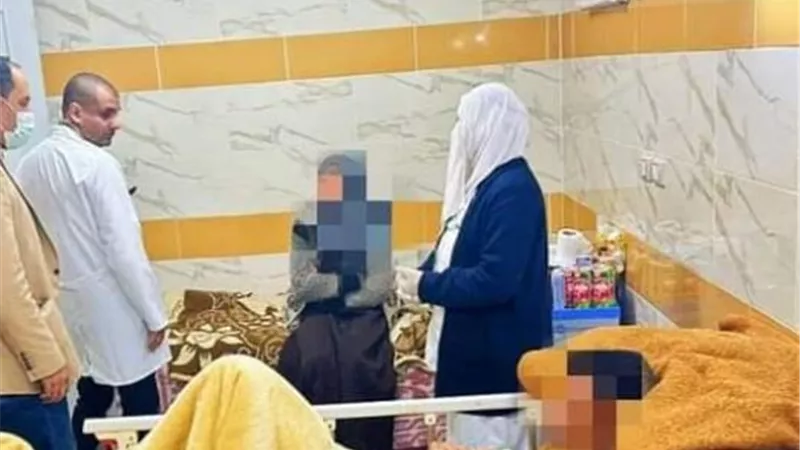 وكيل وزارة الصحة بكفر الشيخ يطمئن على مصابين غزة