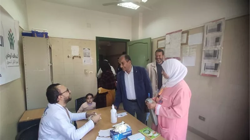 محافظ المنوفية : الكشف الطبي على 4910 حالات بالمجان