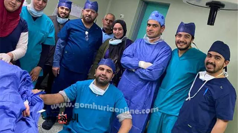 إنقاذ حياه طفله ابتلعت مسمار إستقر بالرئه في مستشفي الأطفال ببنها
