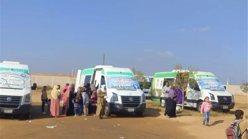 مستقبل وطن الإسماعيلية ينظم قافلة طبية مجانية بأبوصوير