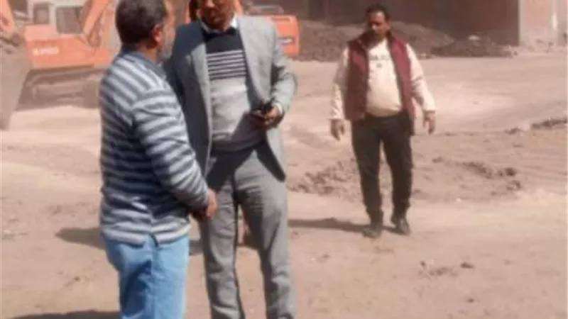 ازالات فورية لحالات التعدي على الاراضي الزراعية بمركز المنيا