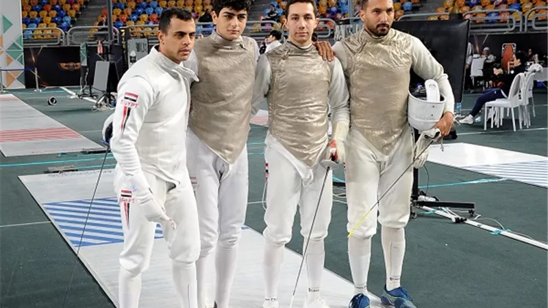 رجال سلاح الشيش يكتسحون ألمانيا ويتأهلون لربع نهائي كأس العالم