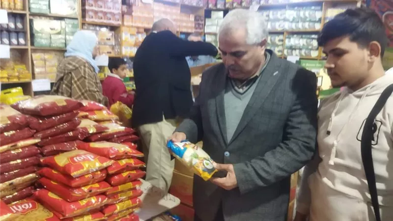 ضبط ٦٩ مخالفة متنوعة خلال حملات على المخابز والأسواق بالمنيا