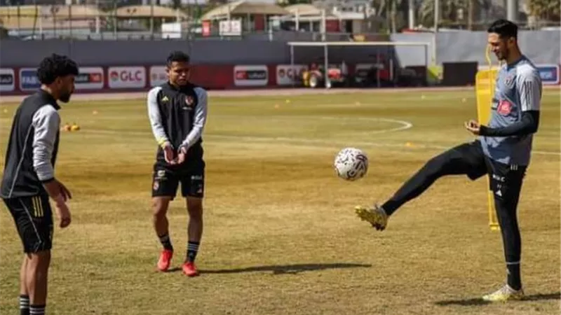 شاهد استعدادات الأهلي لمواجهة بلدية المحلة بالدوري
