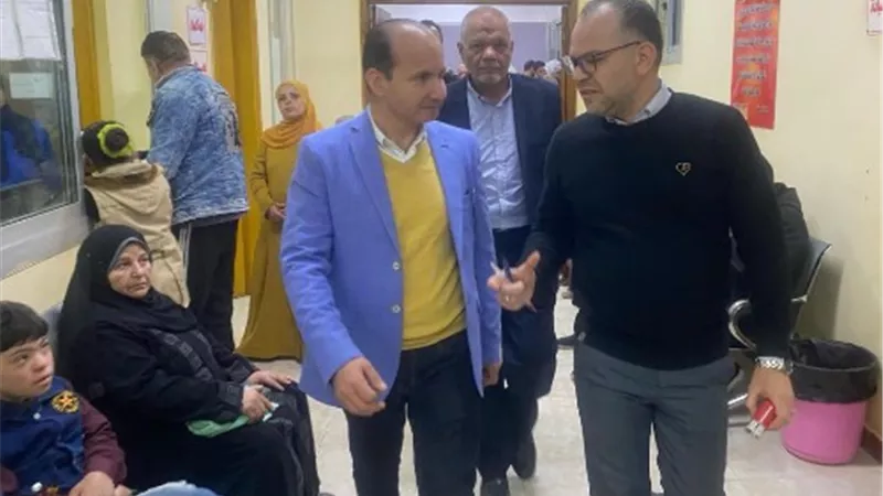 وكيل وزارة الصحة بالقليوبية يتفقد عيادات التأمين الصحي بطوخ