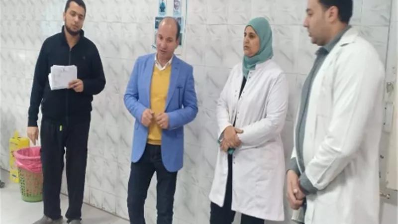 وكيل الصحة بالقليوبية يتفقد مستشفي بهتيم المركزي .. مساء امس