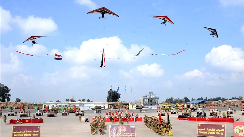 إنطلاق فعاليات التدريب المشترك المصرى الباكستانى (رعد - 1)