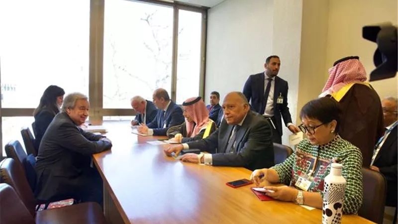 أعضاء اللجنة الوزارية المكلفة من القمة العربية الإسلامية يطالبون بمحاسبة الاحتلال على الإنتهاكات المتواصلة بغزة والضفة