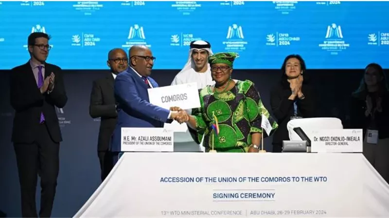 جزر القمر وتيمور الشرقية تنضمان إلى منظمة التجارة العالمية