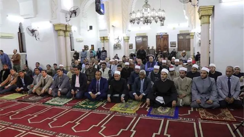 مديرية الأوقاف تحتفل بذكرى ليلة النصف من شعبان بمسجد الفولى