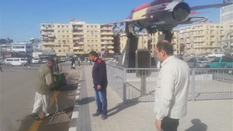 استمرار اعمال الحملة المكبرة لنظافه المنصورة
