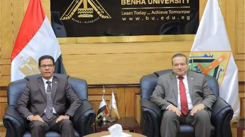 رئيس جامعة بنها: حريصون على الإرتقاء وتحسين السمعة المؤسسية والاكاديمية للجامعة