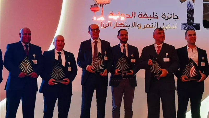 مصر تفوز بجائزتين للبحث العلمى لجائزة خليفة لنخيل التمر والابتكار الزراعى