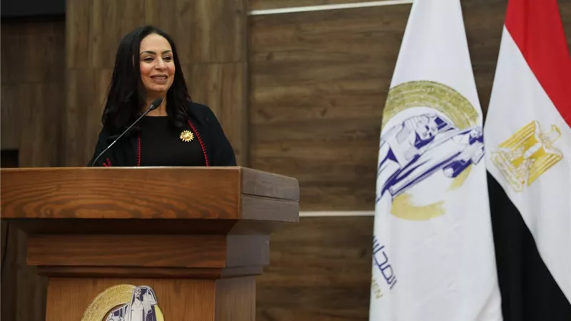 مايا مرسى تشهد حفل ختام برنامج تدريبي لتطوير صناعة المخبوزات