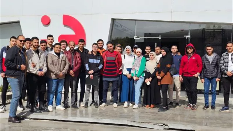 زيارة علمية لطلاب جامعة الدلتا التكنولوجية الى المصنع
