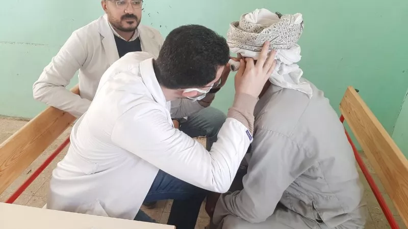 جامعة بنها تنظم قافلة طبية لقرية الزعفرانة بالبحر الأحمر