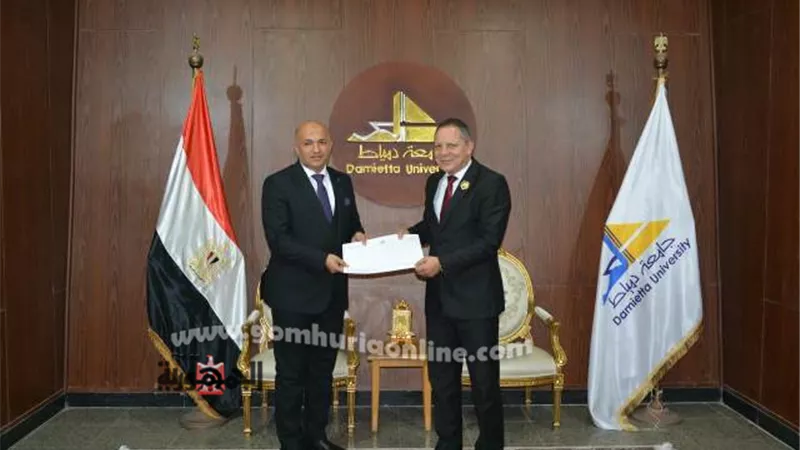 عماشة نائبا لرئيس جامعة دمياط لشئون التعليم والطلاب