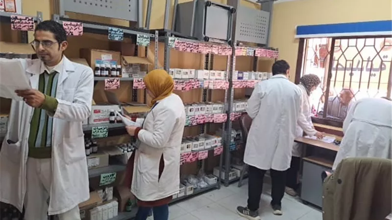 الكشف على1645مريضاً فى قافلة علاجية فى قرية اليوسفية مركز بن عبيد