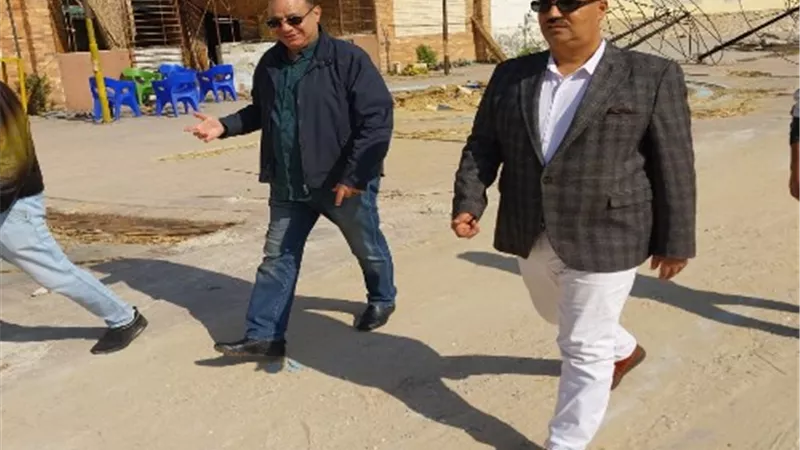الصبروط يتابع إجراءات تطوير مركز التنمية الشبابية بالعبور