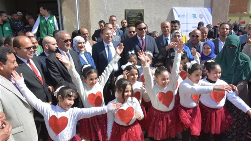 افتتاح مشروعات تنموية ضمن مبادرة حياة كريمة بالدقهلية