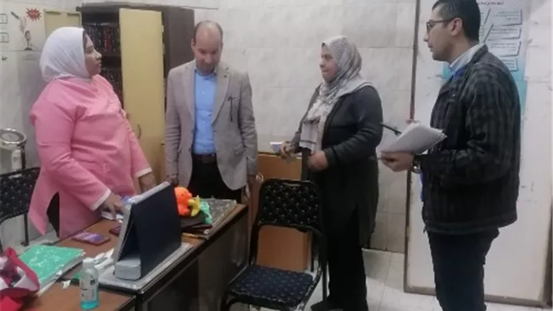 وكيل وزارة الصحة يتابع سير العمل بمركز طبي عثمان بشبرا الخيمة