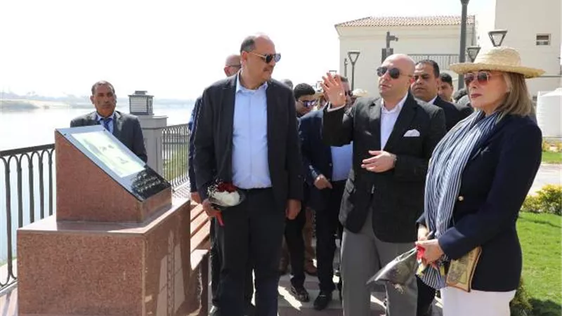 سفراء دول أمريكا اللاتينية في جولة بالممشى السياحي ببنى سويف