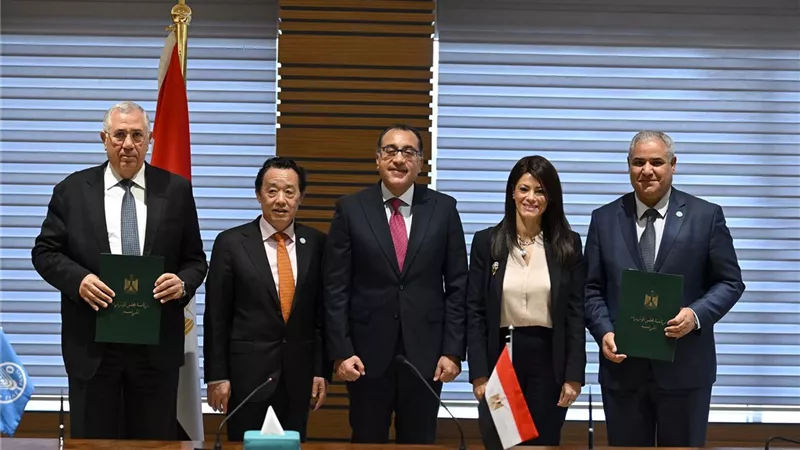 مدبولي يشهد التوقيع على البرنامج الإطاري لنطاق عمل الفاو في مصر