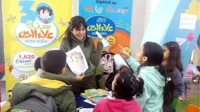 ورشة حكي للأطفال على هامش مهرجان الإسماعيلية للأفلام التسجيلية