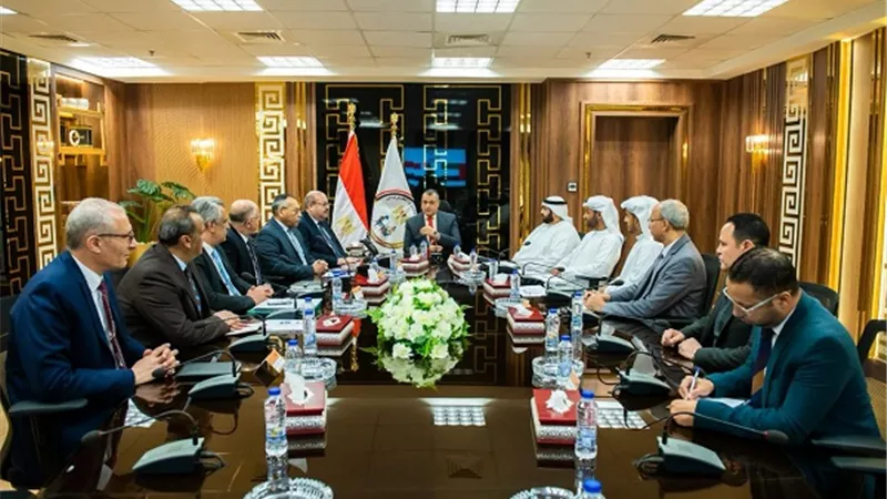 وزير الإنتاج الحربي يستقبل ممثلي مجموعة 