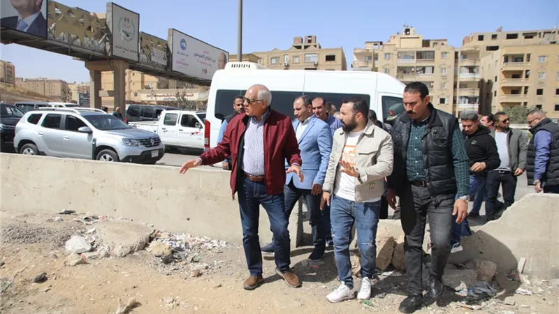 محافظ الجيزة يتابع مشروع تطوير المنطقة المحيطه بالمتحف الكبير