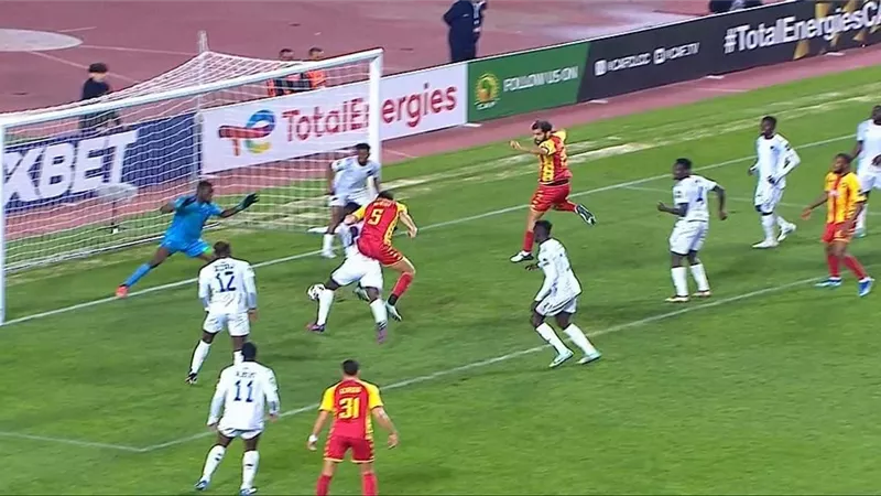 الترجي يحرز الهدف الأول فى مرمى الهلال السودانى