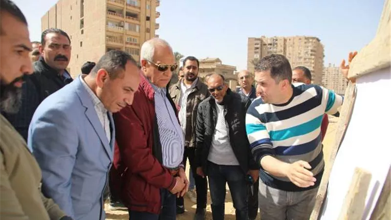 محافظ الجيزة يعاين المرحلة الثالثة من تطوير وتغطية ترعه المريوطية