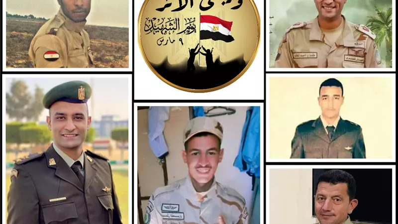 9 مارس يوم الشهيد.. لوحة شرف لشهداء مصر الأبرار