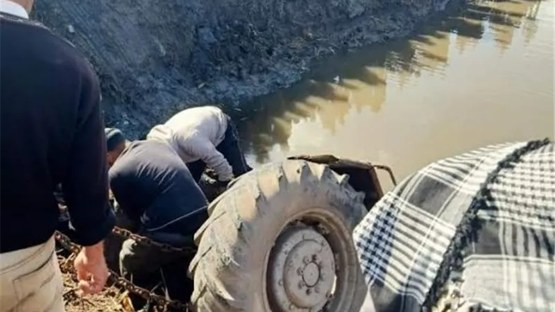 محافظ كفرالشيخ يطمئن علي مصابي حادث تصادم جرار زراعى