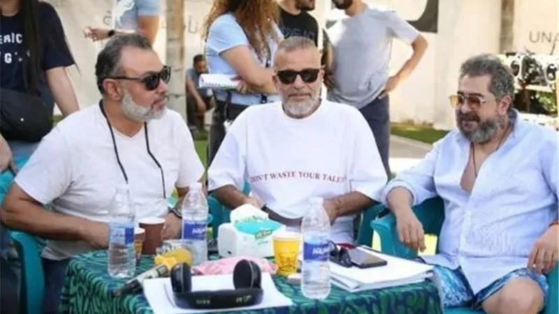 شاهد بالصور.. كواليس مسلسل 