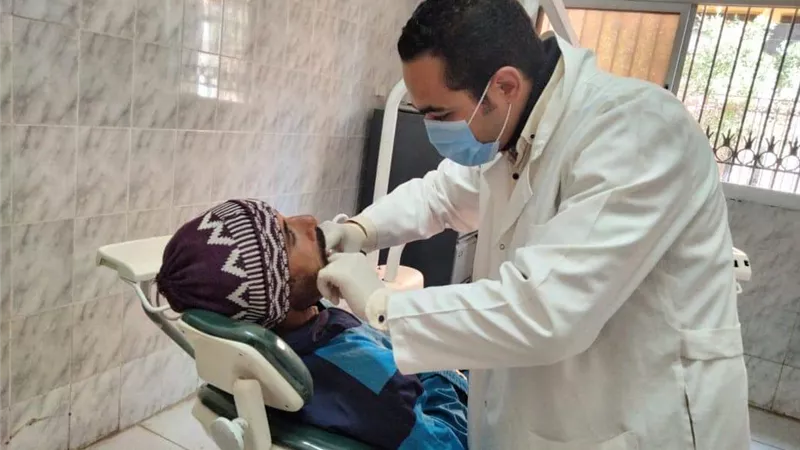 صحة كفر الشيخ: الكشف علي ١١٦٥مواطن بقرية الطراوي